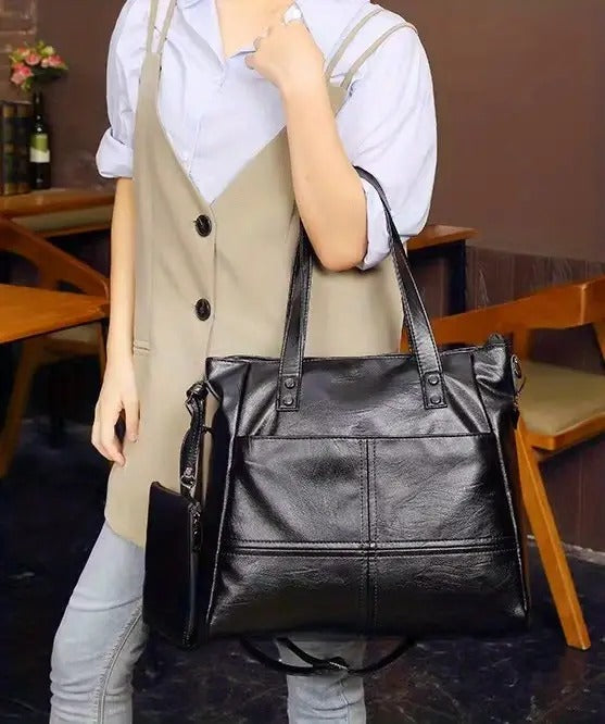 Chelsea - Vegan Leather Bag + Wallet (Kostenlos)