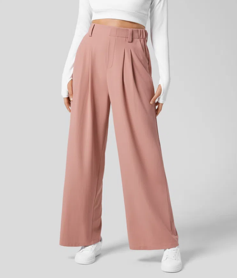 High Waisted Wide Leg Pants