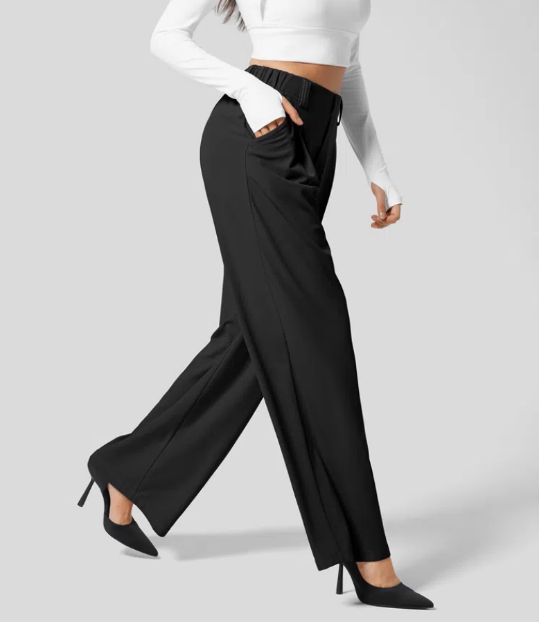 High Waisted Wide Leg Pants