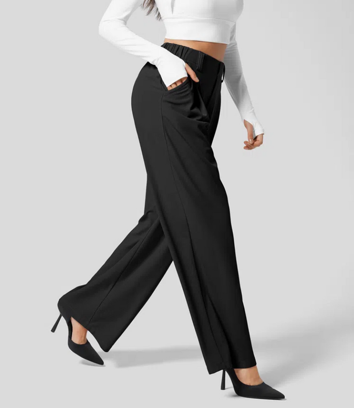 High Waisted Wide Leg Pants