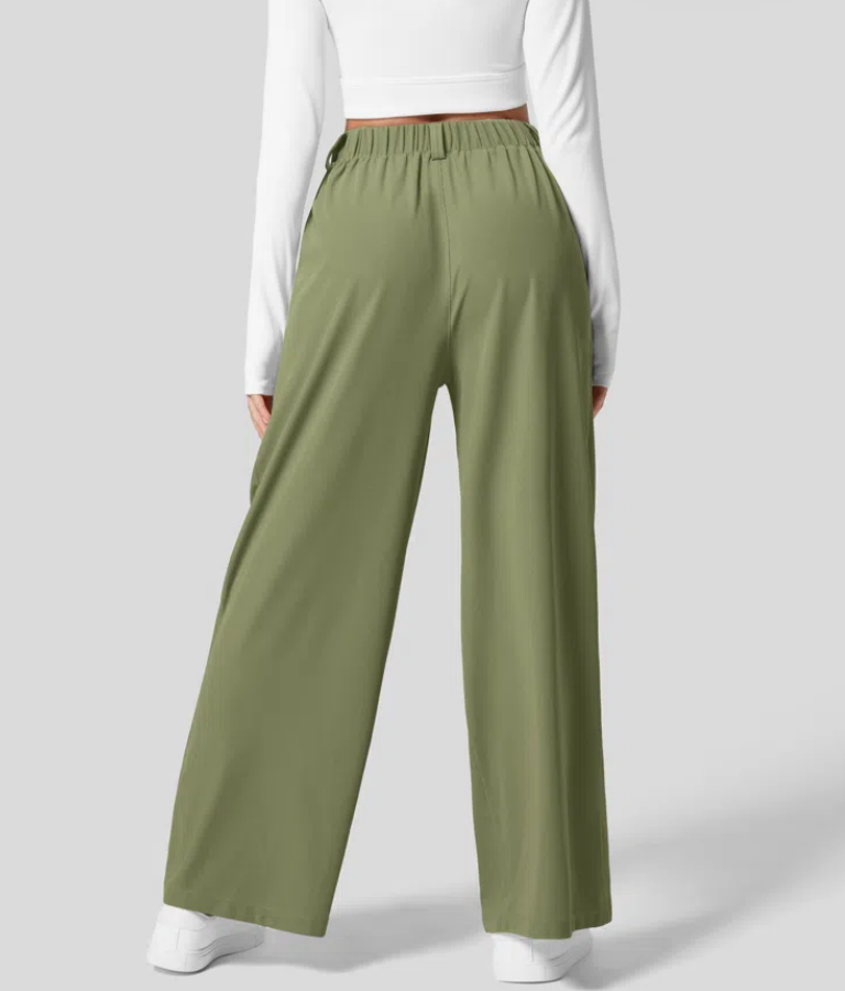 High Waisted Wide Leg Pants