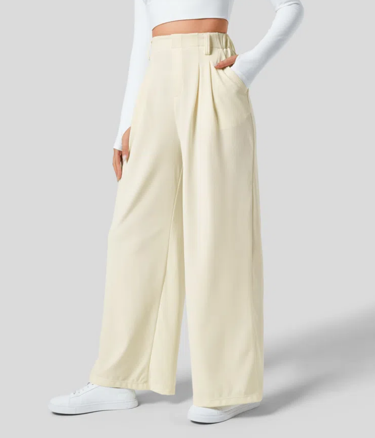 High Waisted Wide Leg Pants