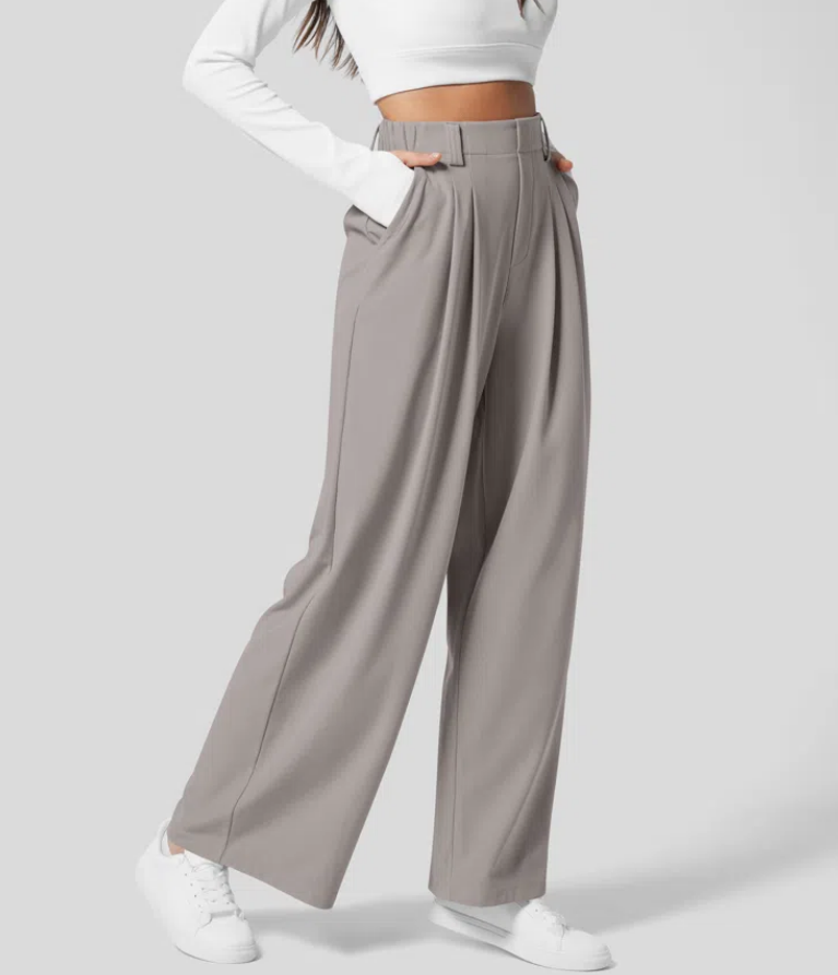 High Waisted Wide Leg Pants