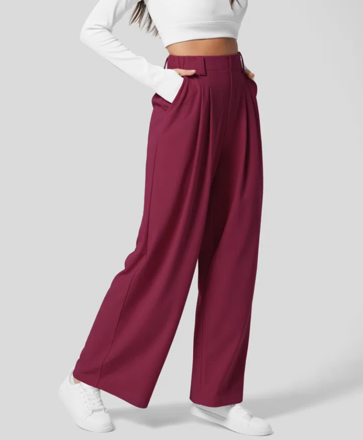 High Waisted Wide Leg Pants