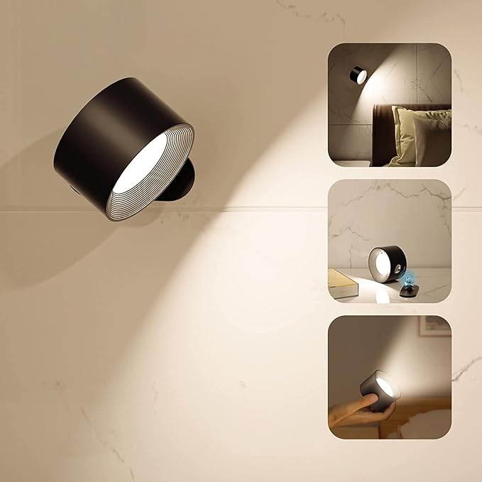 360° Wall lighter™ - Wiederaufladbare Wandleuchte (kabellos)