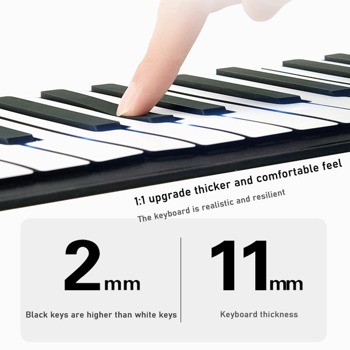 Flexibele oprolbare Piano - Zo leuk was piano spelen nog nooit!